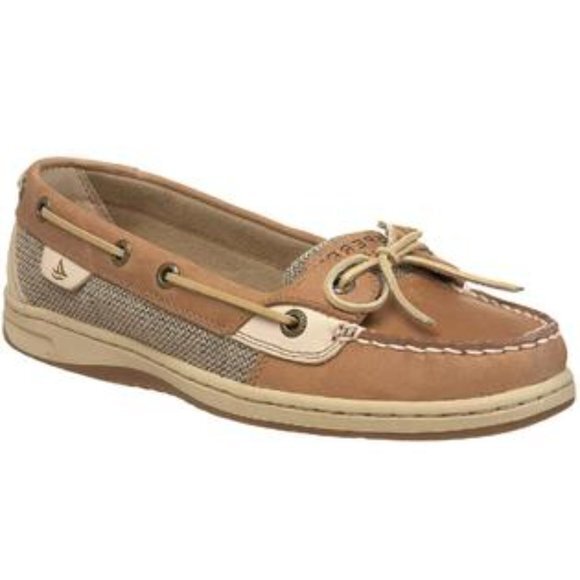 Sperry Top-Sider Angelfish Slip-On Boat Shoes Womens Linen-Oat Size 6M - Picture 1 of 6